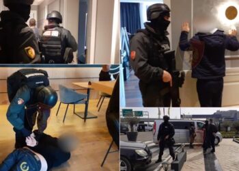 Images / RENEA of Operational action ‘flash’ in Laç!  The most wanted person is arrested, 5 other people are accompanied
