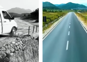 “Work not sleep” / MP Alket Hyseni publishes images of the transformation of the Vlora River road