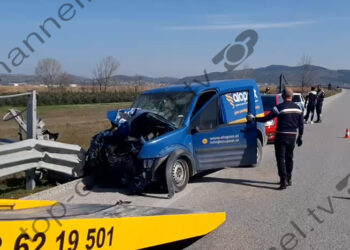 Accident in Vlora, the car collided with the engine, one injured
