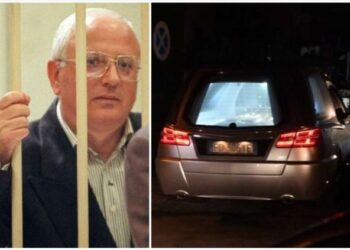 Funeral at midnight for Camorra boss Raffaele Cutolo (PHOTO)