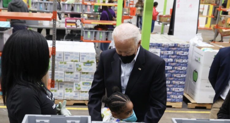 President Biden in Texas for the damage from the snowstorm