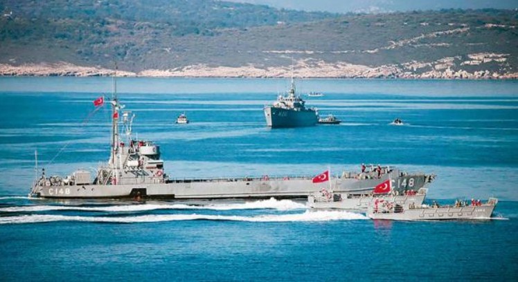 Images / Naval exercise “Blue Homeland 2021” started in Turkey, Greece ‘follows’ it with vigilance