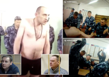 Inside the torture chamber in Russia / Severe footage shows stripping, assault, severe beating with sticks (photos)