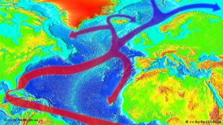 Weakening of the Gulf Stream threatens the climate system in the North Atlantic