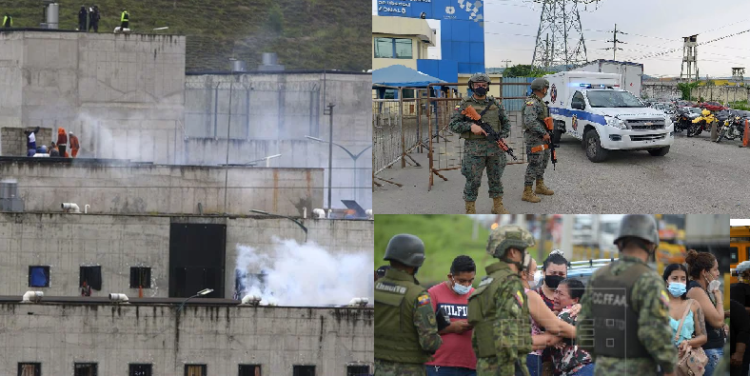 How many people have died in prison riots in Ecuador?