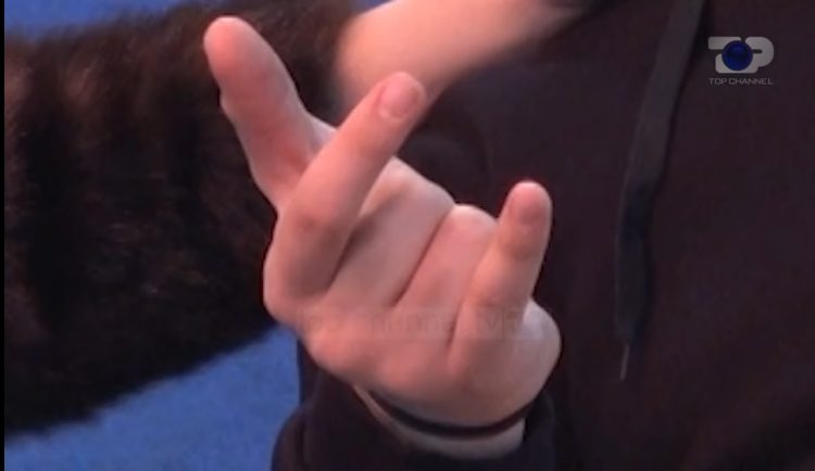 Donald once again explains the meaning of his sign