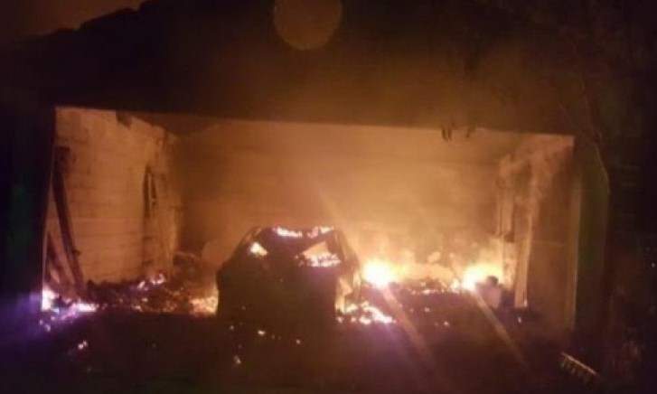 Kosovo / The garage is engulfed in flames, a woman is injured