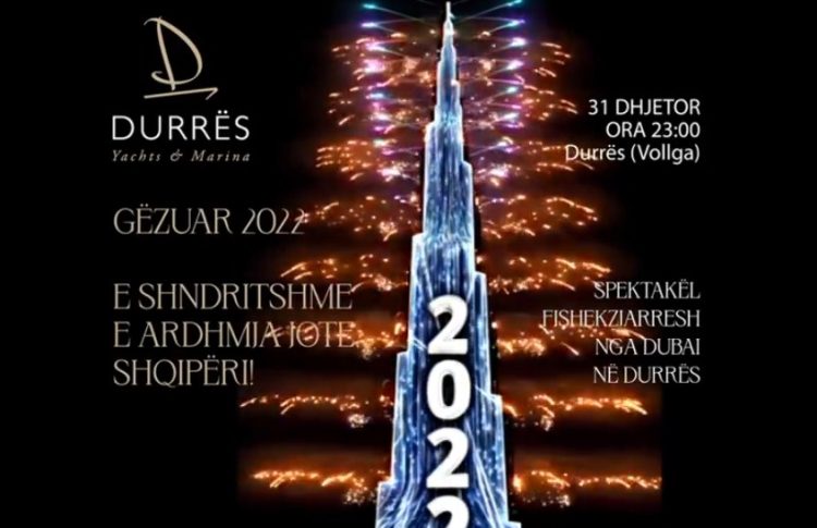 “Fireworks show by Burj Khalifa” / Rama: Dubai gift for the citizens of Durrës!