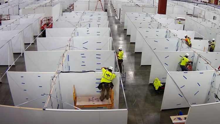 COVID-19, England prepares temporary field hospitals