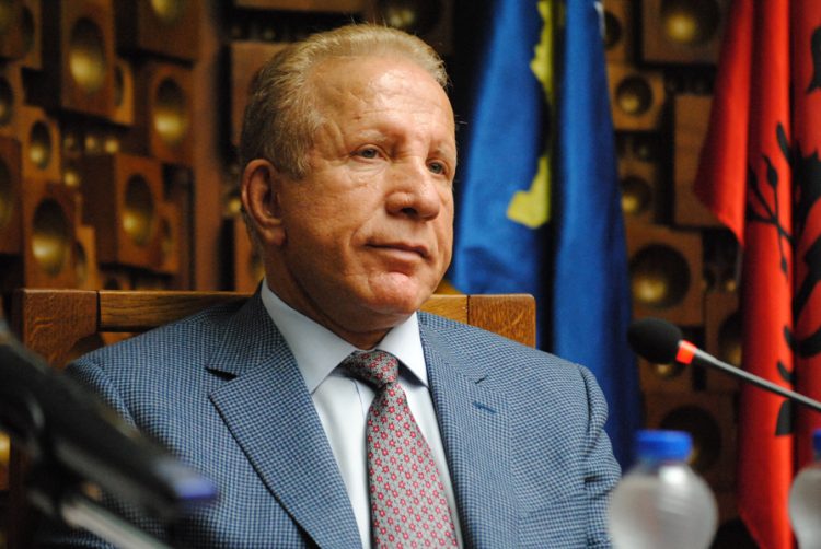 Pacolli shows details from the country that is expected to recognize Kosovo