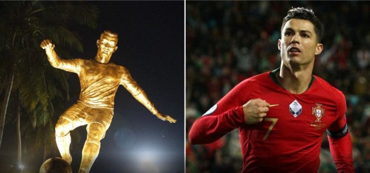 Protest in India against CR7 statue: Sacrifice and insult to liberators