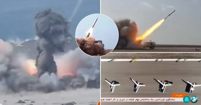 Iran tests missiles by sea and land, as it continues nuclear negotiations with the US (photos)