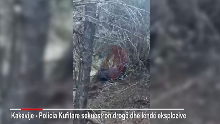 Drugs and explosives hidden in the forest! Kakavija, police in search of the perpetrators