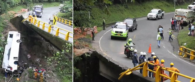 Serious bus accident kills seven in Colombia (photos)