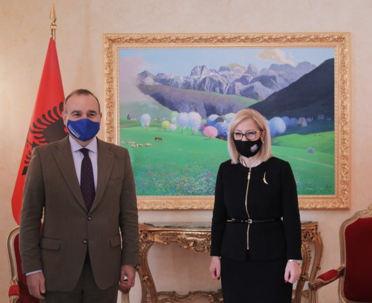 Nikolla meets with the Ambassador of the OSCE Presence in Tirana