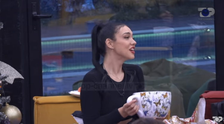 Angel receives the gift from the resident who did not expect it