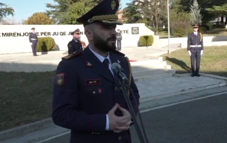 109th anniversary of the establishment of the State Police, Gledis Nano lays a wreath at the Memorial dedicated to the Martyrs