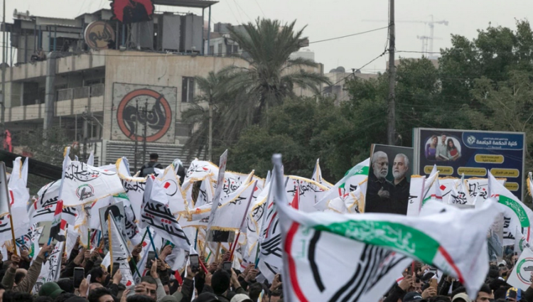 Protests in Baghdad mark the anniversary of Soleiman’s assassination