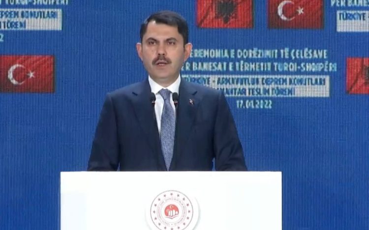 Housing in Lac / Turkish Minister of Environment: I am glad that Turkey kept its promise
