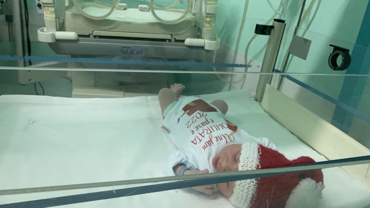 The first 2022 babies are two boys in Tirana!  Akid and Aiden come to life