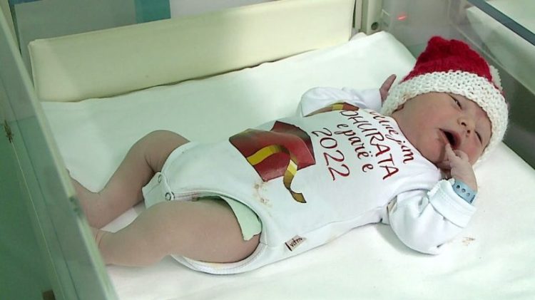 The first baby is a boy. Akidi, the first child of the year, was born in Tirana