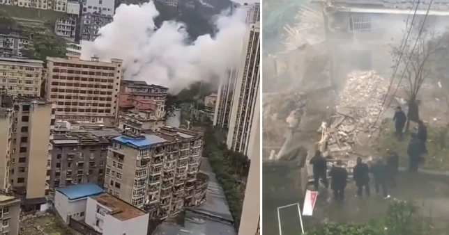 Gas explosion in state offices leaves three dead, waves of destruction on streets and facades (photos)
