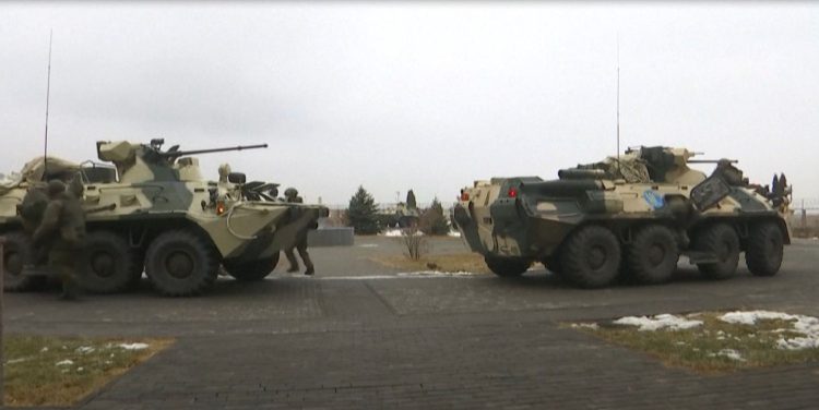 Foreign troops in Kazakhstan Russia, Belarus and Kyrgyzstan defend state facilities