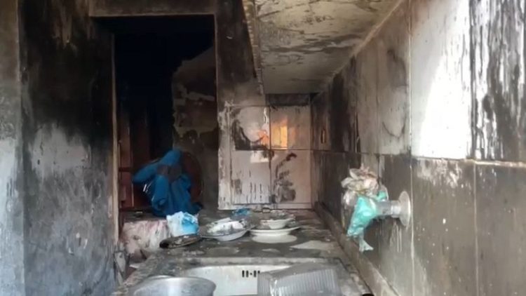 The fire took the life of the 55-year-old, the victim was living in terrible conditions