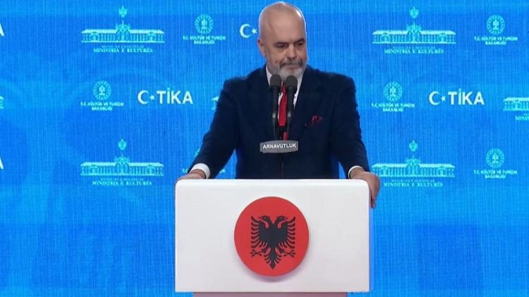 The translator interrupts Rama, the prime minister addresses him harshly: Let me finish!