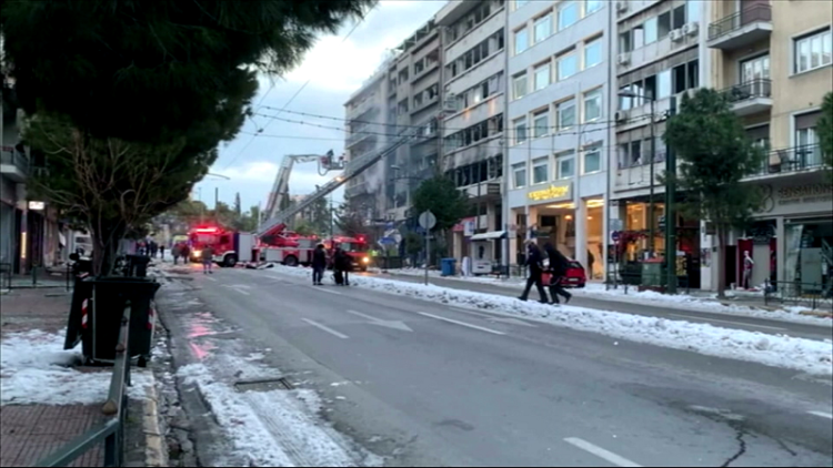 Powerful explosion in Athens, witness says: Car ‘flew’ two lanes further
