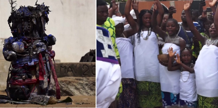 Believers in Benin celebrate Voodoo goddess of fertility and beauty (photos)
