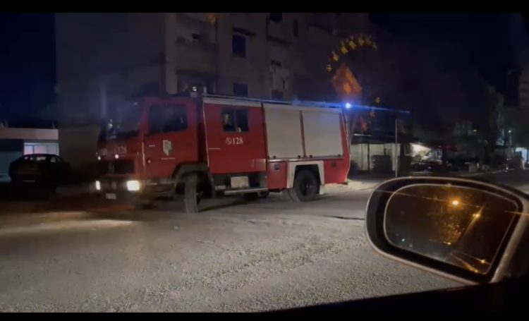 Elbasan / An apartment catches fire