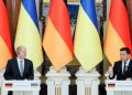 German Chancellor at the Kiev meeting: We do not give deadly weapons to Ukraine, but money YES!