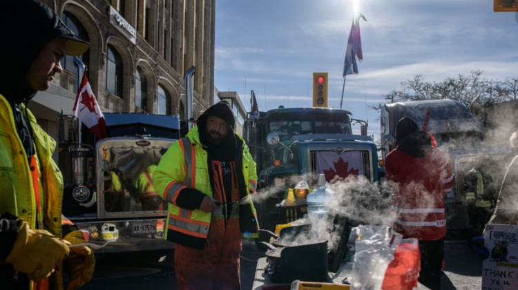 Trudeau vows to block protesters’ bank accounts