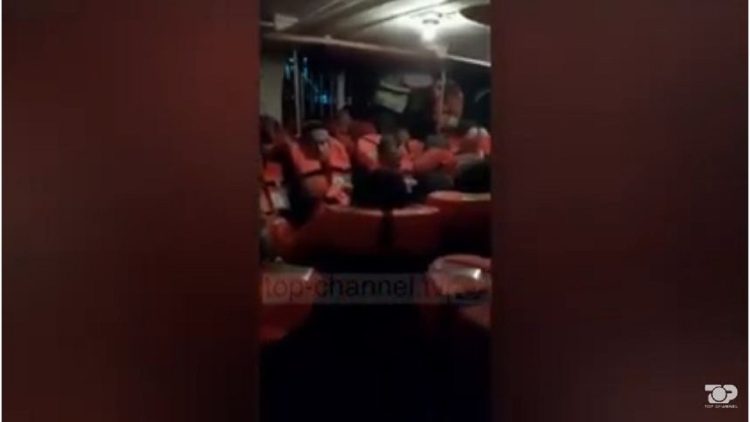 Exclusive Views / Hundreds of people experience horror when ferry traveling to Italy catches fire