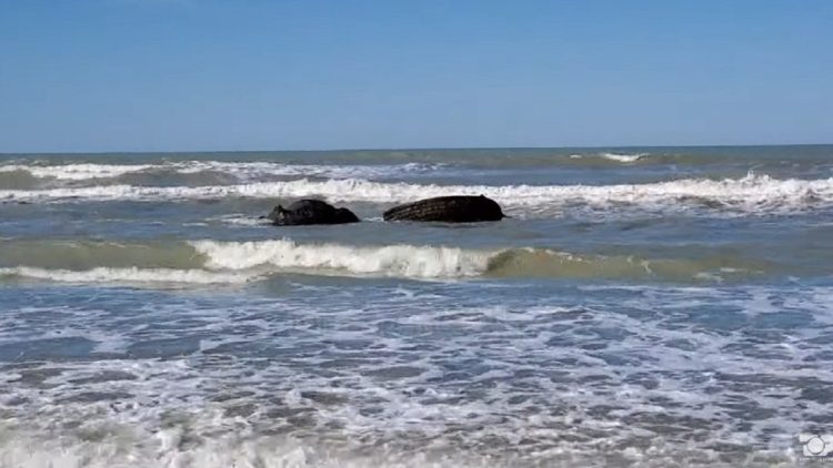 The sea “invades” the land / In Seman the Adriatic continues to thrive due to erosion