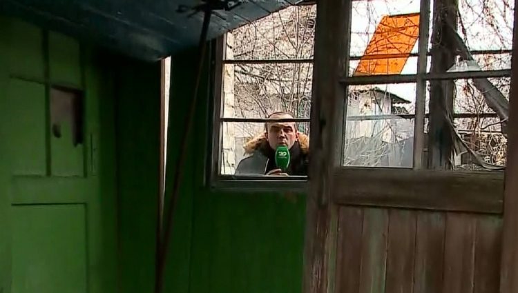 War villages emptied in Ukraine / In Zolote he finds only pensioners and soldiers