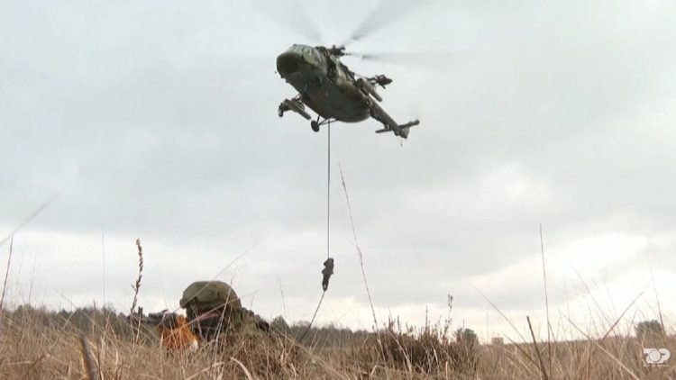 Attack ready: Russia moves fleet of combat helicopters to border, amphibious ships depart