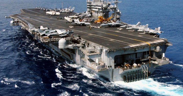 US aircraft carrier in the Adriatic amid Ukraine-Russia tensions
