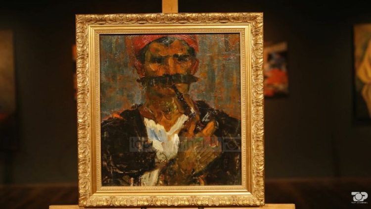 Guri Madhi’s work, at auction / Painting “Mountaineer with Flowers” of 1960 goes on sale