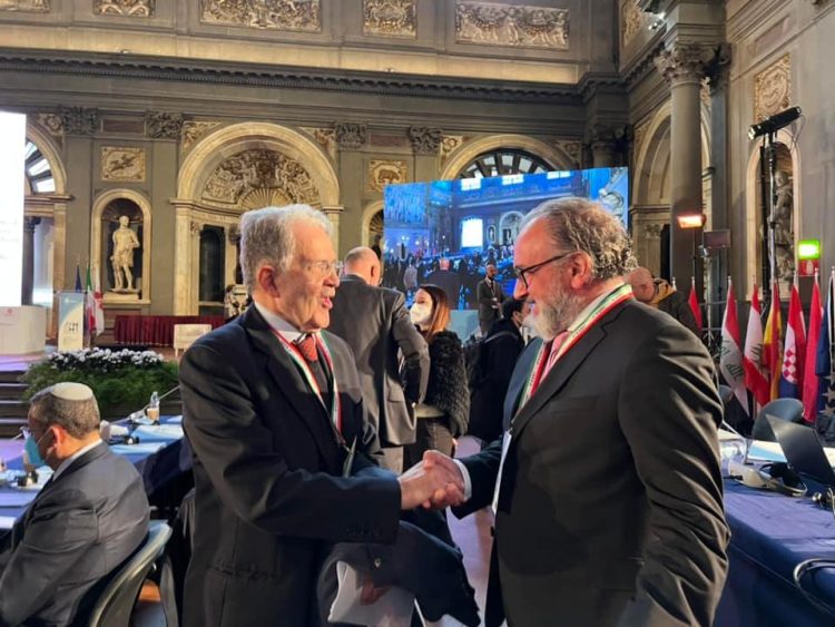 Mediterranean Mayors Forum / Dritan Leli meets with former Italian Prime Minister Romano Prodi