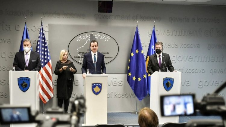 Lajçak and Escobar in Prishtina / Pressure for Dialogue and Association