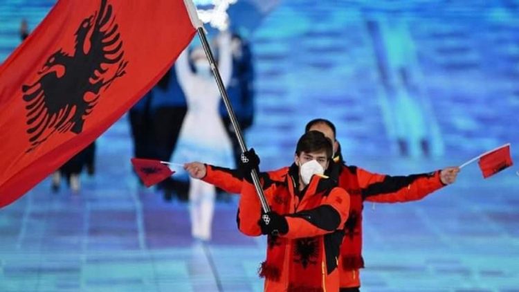 Albanian skier in the next challenge, the race takes place at -20 degrees Celsius