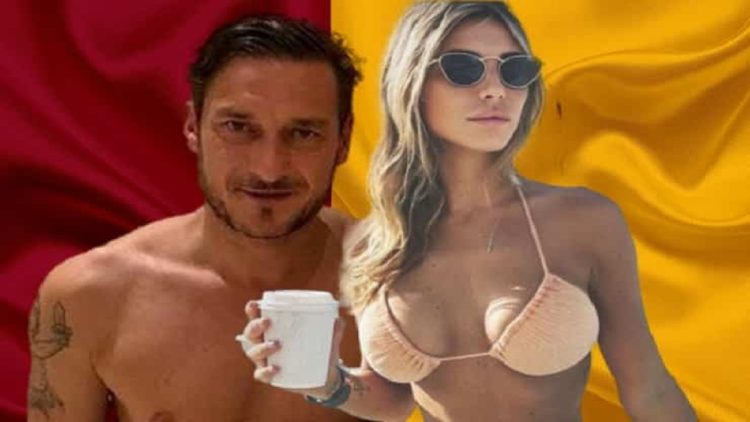 Who is the beauty that is sharing Totti with Ilary?
