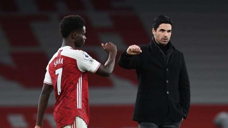 Arteta: The missed penalty in “Euro 2020”, excellent for Saka’s career