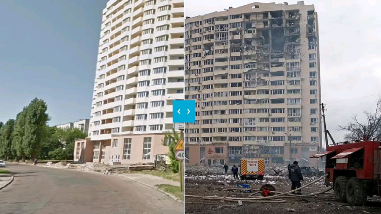 Yesterday and today! Destruction of Ukraine by Russian bombing (Photos)