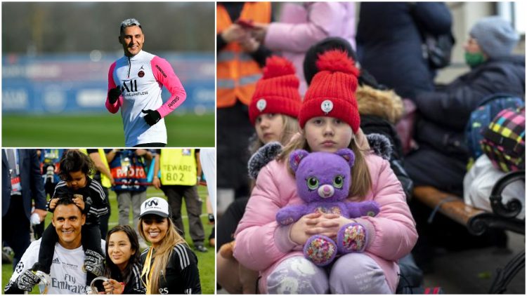 War in Ukraine / Navas makes nice gesture, shelters 30 Ukrainian refugees in his home