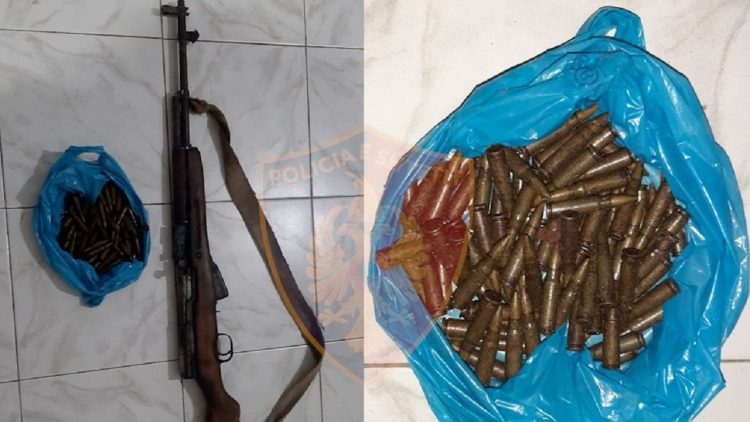 The 57-year-old man was arrested in Debar, he was caught with firearms and bullets in the apartment