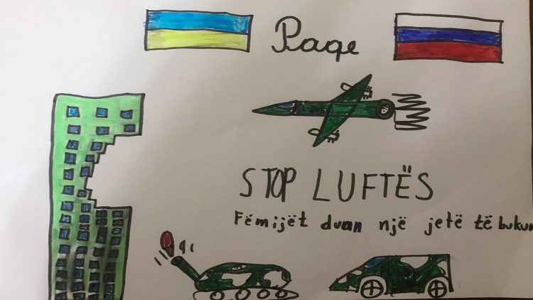 Messages for peace from Albanian children (Photos)