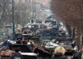 Images / Russian convoy burned by Ukrainian resistance